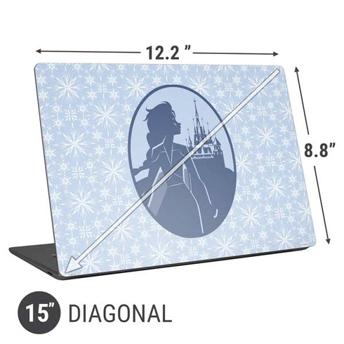 Disney Frozen II Elsa Silhouette Universal Laptop 15in (12.2 x 8.8in) Skin